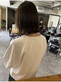 髪質改善で艶感ショコラグレージュ