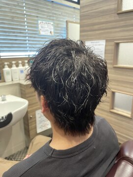 銀座マツナガ 神田店 メンズパーマツイスパマッシュルフビジネスパーマ