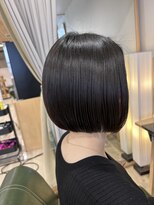 ヘアサロン ナノ(hair salon nano)&nbsp;ブローだけで楽チンウルツヤストレート×大人ボブ