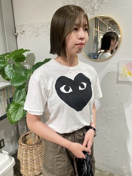 クリアーオブヘアー 栄南店(CLEAR of hair) ブリーチしないオリーブカラー/osumi