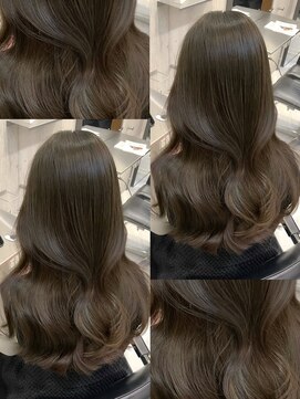 サイン 渋谷(SIGN) ザクザクレイヤーカット巻き方簡単ミディアムロング韓国渋谷