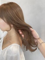 ロイ(Roi) 赤みなし_ミルクティーベージュ_イルミナ_透明感カラー_担当西村