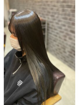 クロエバイラヴィズム 長岡旭岡店(CLOE) ダブルイルミナカラー×コスメ縮毛矯正