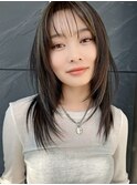 イメチェン前髪小顔ロング_銀座