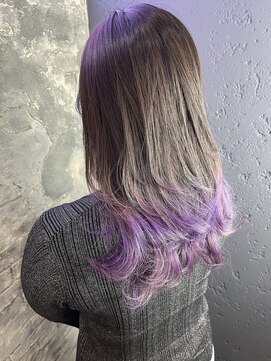 プライズ アイリス 池袋東口店(prize Iris) グラデーションカラーラベンダーカラー池袋