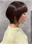 大人可愛いショートボブ/伸ばしかけボブ