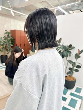 ノエ(noe) イメチェン/ホワイトブロンド/外ハネボブ/美髪/栄/矢場町c63