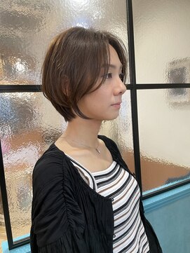 ロンドロゼ 池袋(Lond rose) ♪ミニウルフレイヤーカット顔周り前髪韓国ショートボブ/池袋