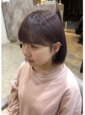 髪質改善カラー ラベンダーカラー