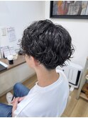 メンズパーマスタイル