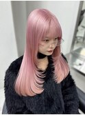 14437ブリーチ＆ダブルカラーハイトーンラベンダーピンク
