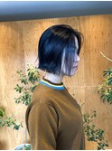 デザインカラー/レイヤーカット/ウェットヘア/オリーブベージュ