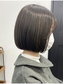 小顔タッセルボブ×酸性ストレート[ボブ/縮毛矯正/髪質改善】