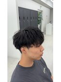 シャドウパーマ 緩めパーマ