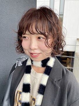 ナループロアボタン(Nalu pu loa BOTAN) ボブパーマ