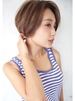 グランアージュ ネオ 船橋北口店(grandage neo)&nbsp;ハンサムショート/前髪なし/センターパート/刈り上げ女子