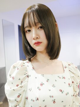 カシェル トウキョウ(Cashel Tokyo) オリーブ レイヤー ベージュ グレージュ ハッシュカット