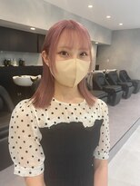 エン 栄店(enne)&nbsp;ピンクベージュ×レイヤーカット