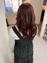 エトレ(etore)&nbsp;艶髪ピンクブラウン/レイヤーカット/ウェーブ