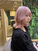 ティグルフォーヘア(TIGRE for hair)&nbsp;ペールピンク/ボブレイヤーカット