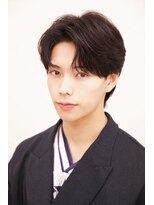 ルーシー 川越(LUCEY)&nbsp;センターパートフェザーパーマシャドウパーマメンズパーマ