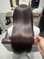 ライア 吉祥寺南口店(laia)&nbsp;カシスピンク×髪質改善【髪質改善 laia 吉祥寺 美容室】