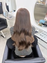 ソア バイ リコヘアーうるま(SOAR by lico hair Uruma)&nbsp;着物ヘア/ダークアッシュ/ミディアムレイヤーカット/うるま