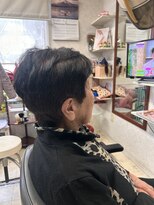 サロン ド シルク パーマをかけおセットなシニアの落ち着いのあるヘアスタイル