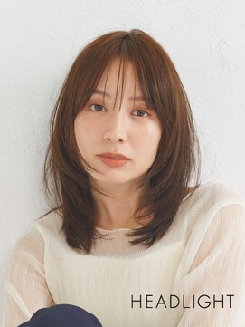 アーサス ヘアー デザイン 那覇おもろまち店(Ursus hair Design by HEADLIGHT) 小顔魅せ韓国レイヤーミディアム#似合わせ#前髪あり#イメチェン