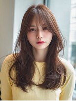 ダル 渋谷/表参道(DAL.)&nbsp;顔周りカットハッシュカットダークブラウンワンホンレイヤー