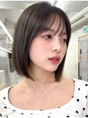 三鷹くびれレイヤーショートボブミディアムレイヤー顔周り