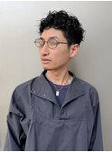 ベリーショート メンズパーマ くせ毛風パーマ 無造作パーマ/井上