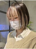 レディースカットフェイスフレーミングインナーカラー