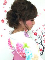 ヘアーセットサロン ピンキー(Hairset Salon Pinky)&nbsp;Pinky♪編み込みアレンジ
