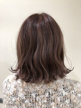 ネオリーブ ジューク 日吉店(Neolive JuQ) ハイライトで柔らかピンクベージュ