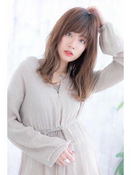 ミック 日暮里店(miq) 外国人風グラデーション無造作エアリーカール