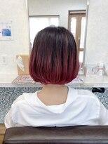 美容室ママハウス ピンクグラデーション