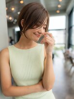 エースハバナ 渋谷(1 HAVANA)&nbsp;ヌーディカラー/小顔ヘア/大人ボブ／丸みショート／渋谷