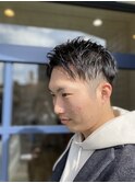 メンズアップバング刈り上げ