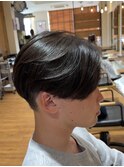 オシャレ全開!毛流れセンターパート