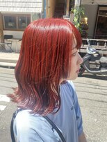 ブラウン(Brown)&nbsp;#haru ブリーチなしでできる高発色深みレッド