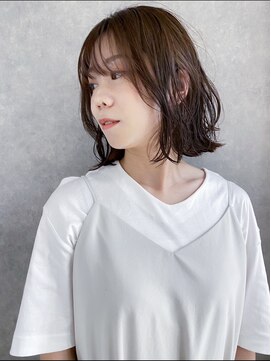 ゴウトゥデイ 岡山店(GO TODAY) 切りっぱなしボブ 【山崎 潤一】