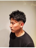オムヘアーツー (HOMME HAIR 2) メンズツーブロックショート　HOMMEHAIR２ｎｄ江ヶ崎