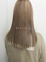 3【Xトリートメント】〔ハイダメージコース〕カット＋カラー＋Xトリートメント＋炭酸泉　19800～