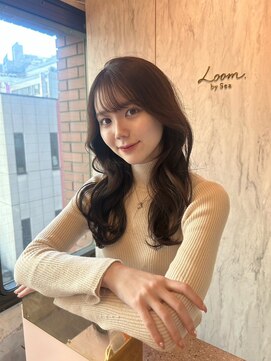 ルームバイシー 新宿(Loom. by Sea) 韓国風前髪×レイヤーカット【髪質改善/新宿/レイヤーカット】