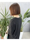 切りっぱなしボブ