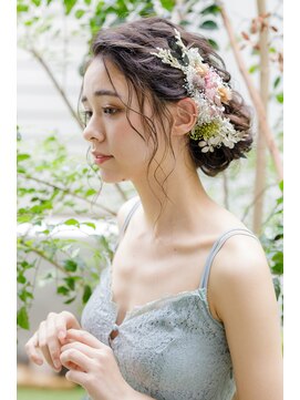 シャルメ 池袋(CHARMER) 結婚式や二次会にも！ルーズ後れ毛シニヨン
