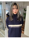 立川/髪質改善/インナーカラー/ブリーチ/ショート._.