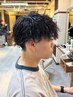 ◆男性限定◆メンズカット+ツイストスパイラルパーマ+季節のヘッドスパ(5分) 