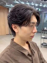 エルマーク 枚方(L-MARK)&nbsp;センターパート/ニュアンスパーマ/韓国/フェーザーパーマ/眉毛